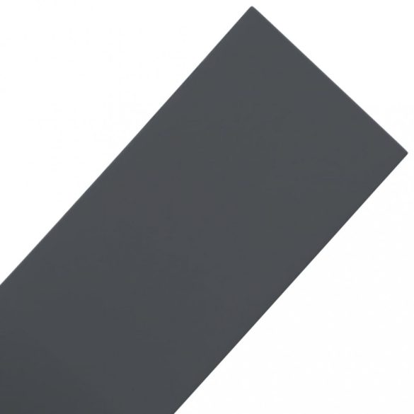 4 db szürke polietilén kerti szegély 10 m x 15 cm