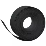 3 db fekete polietilén kerti szegély 10 m x 20 cm