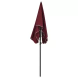 bordó napernyő rúddal 200 x 130 cm