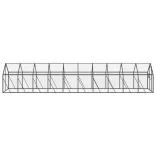 antracit alumínium madárház 1,79 x 10 x 1,85 m