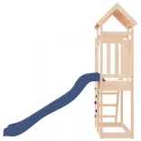 tömör fenyőfa kültéri játszószett