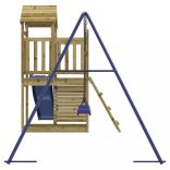 impregnált fenyőfa kültéri játszószett