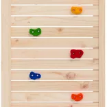 tömör fenyőfa kültéri játszószett