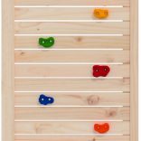 tömör fenyőfa kültéri játszószett