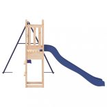 tömör fenyőfa kültéri játszószett