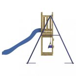 impregnált fenyőfa kültéri játszószett