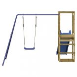 impregnált fenyőfa kültéri játszószett