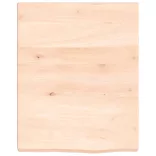 kezeletlen tömör fa fürdőszobai pult 40x50x(2-4) cm