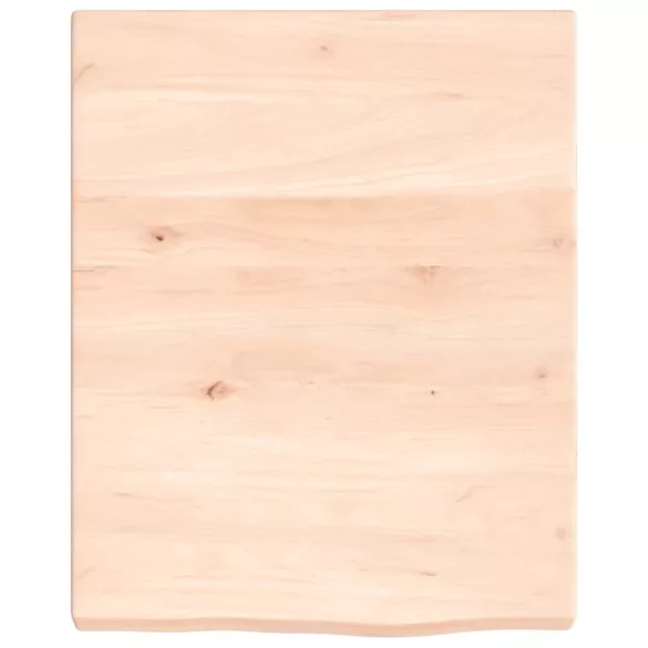 kezeletlen tömör fa fürdőszobai pult 40x50x(2-4) cm