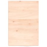 kezeletlen tömör fa fürdőszobai pult 40x60x2 cm