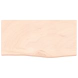 kezeletlen tömör fa fürdőszobai pult 60x30x2 cm