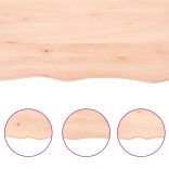 kezeletlen tömör fa fürdőszobai pult 60x30x2 cm