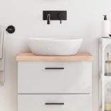 kezeletlen tömör fa fürdőszobai pult 60x30x(2-4) cm