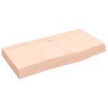 kezeletlen tömör fa fürdőszobai pult 60x30x(2-6) cm