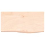 kezeletlen tömör fa fürdőszobai pult 60x30x(2-6) cm