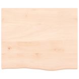 kezeletlen tömör fa fürdőszobai pult 60x50x2 cm