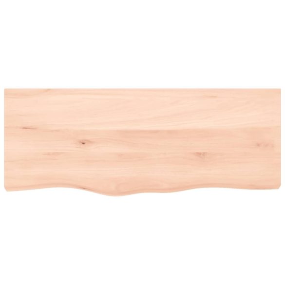 kezeletlen tömör fa fürdőszobai pult 100x40x(2-6) cm