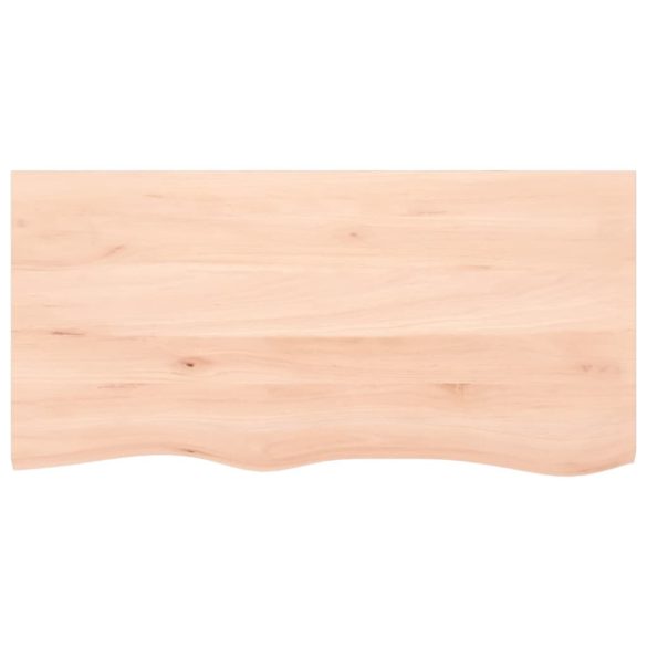 kezeletlen tömör fa fürdőszobai pult 100x50x(2-4) cm
