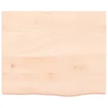 kezeletlen tömör tölgyfa asztallap 60x50x(2-4) cm