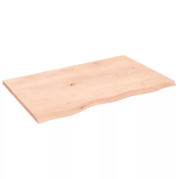 kezeletlen tömör tölgyfa asztallap 80x50x2 cm