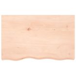 kezeletlen tömör tölgyfa asztallap 80x50x(2-4) cm