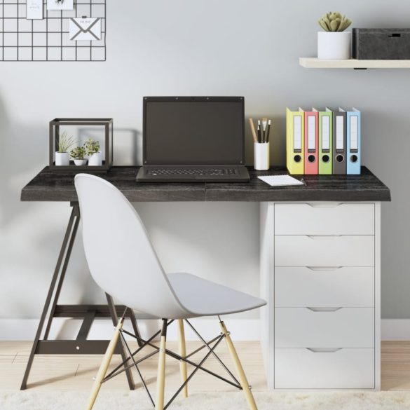 sötétbarna kezelt tömör tölgyfa asztallap 120x60x(2-4) cm