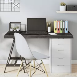   sötétbarna kezelt tömör tölgyfa asztallap 120x60x(2-6) cm