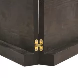 sötétbarna kezelt tömör tölgyfa asztallap 140x60x(2-6) cm