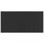 7 részes szürke és fekete kerti étkezőgarnitúra párnákkal