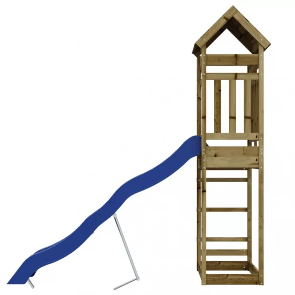 impregnált fenyőfa kültéri játszószett