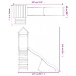 tömör duglászfenyő kültéri játszószett