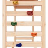 tömör fenyőfa kültéri játszószett