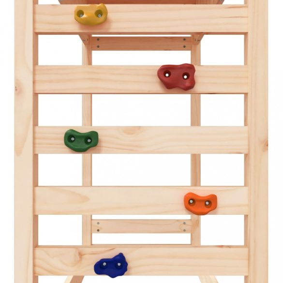 tömör fenyőfa kültéri játszószett