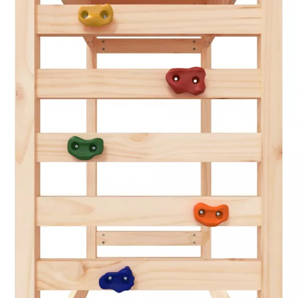 tömör fenyőfa kültéri játszószett