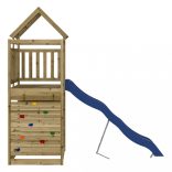 impregnált fenyőfa kültéri játszószett