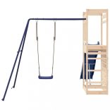 tömör fenyőfa kültéri játszószett