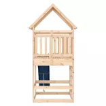 tömör fenyőfa kültéri játszószett