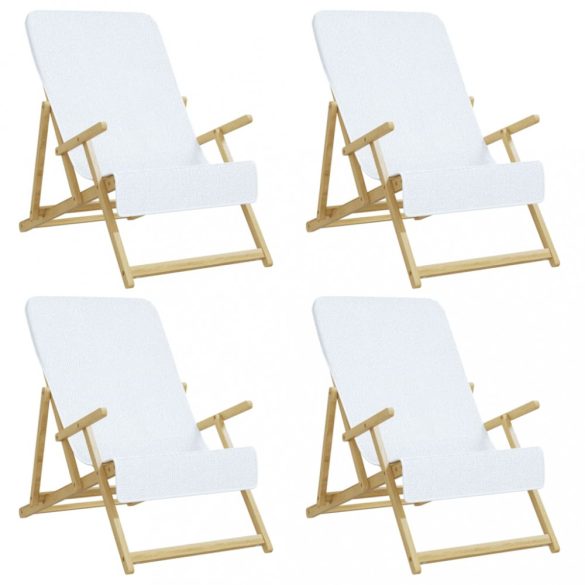 4 db fehér 400 GSM szövet strandtörölköző 60 x 135 cm