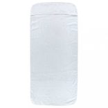 6 db fehér 400 GSM szövet strandtörölköző 60 x 135 cm