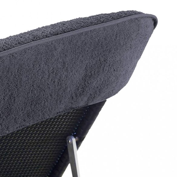 6 db antracitszürke 400 GSM szövet strandtörölköző 60 x 135 cm