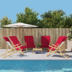   6 db burgundi vörös 400 GSM szövet strandtörölköző 60 x 135 cm