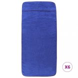 6 db királykék 400 GSM szövet strandtörölköző 60 x 135 cm