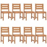 9 részes tömör tíkfa kerti étkezőgarnitúra