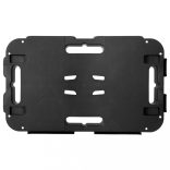 2 db fekete polipropilén szállítókocsi 300 kg