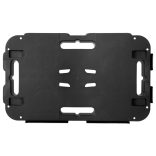 3 db fekete polipropilén szállítókocsi 300 kg