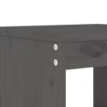 szürke 5 részes tömör fenyőfa kerti bárszett