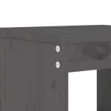 szürke 5 részes tömör fenyőfa kerti bárszett