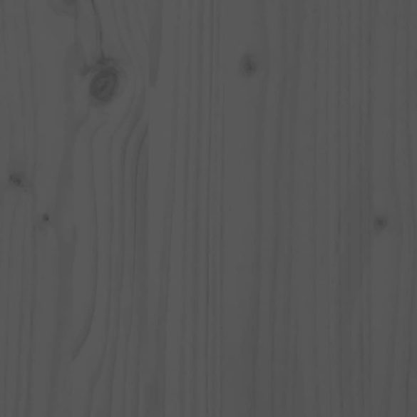 szürke 3 részes tömör fenyőfa kerti ládaszett