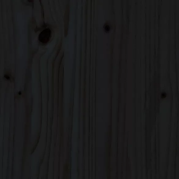 fekete 3 részes tömör fenyőfa kerti bárszett