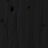 fekete 5 részes tömör fenyőfa kerti bárszett